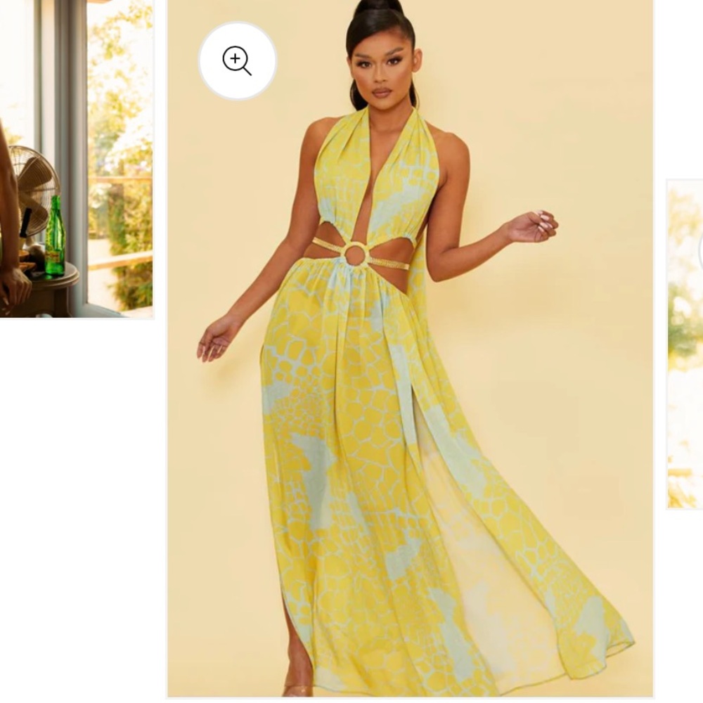 Mianik IMANI DRESS (yellow blue)